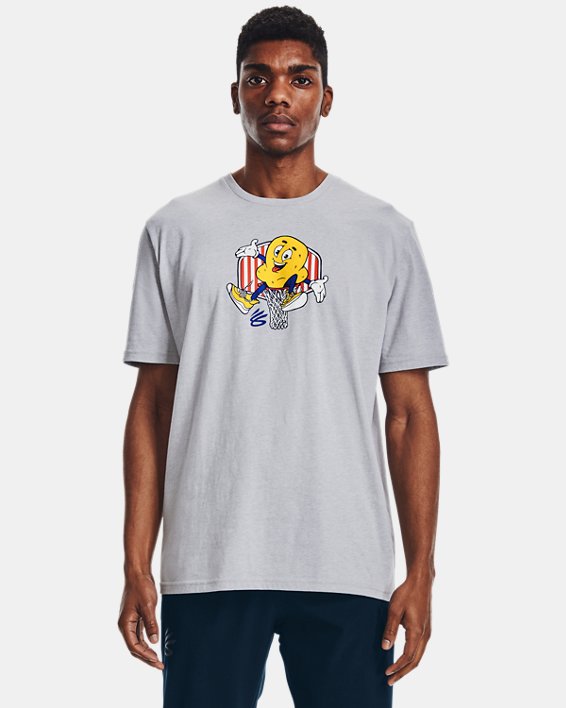 Men's Curry Popcorn T-Shirt, Gray, pdpMainDesktop image number 0